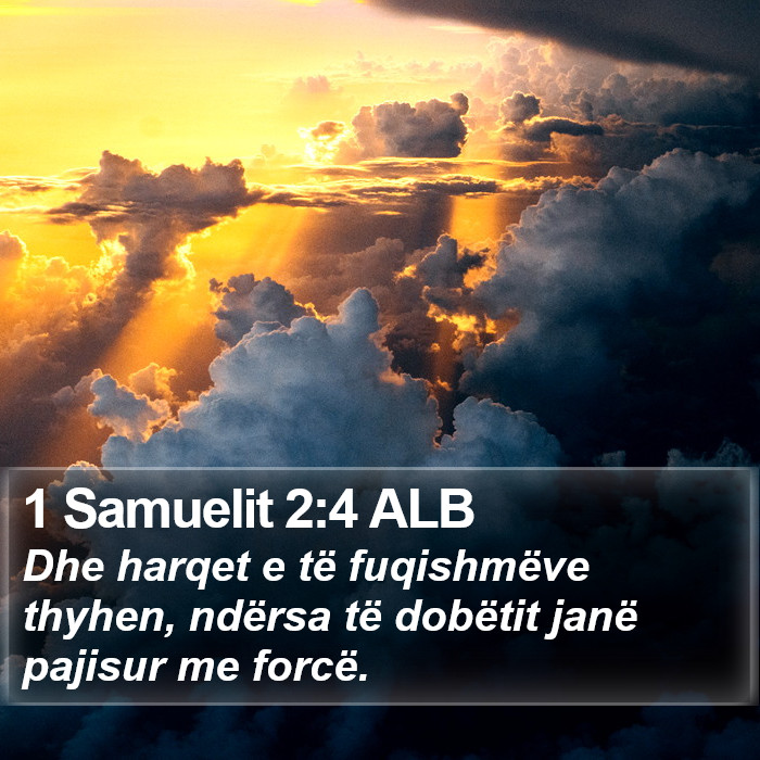 1 Samuelit 2:4 ALB Bible Study