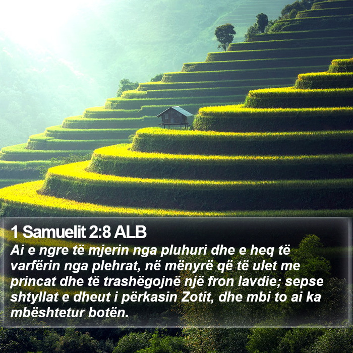 1 Samuelit 2:8 ALB Bible Study