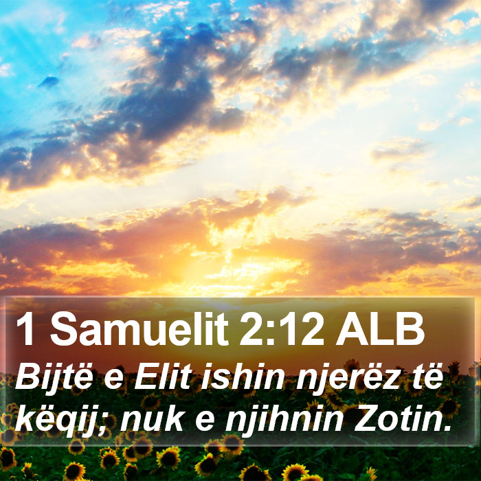 1 Samuelit 2:12 ALB Bible Study