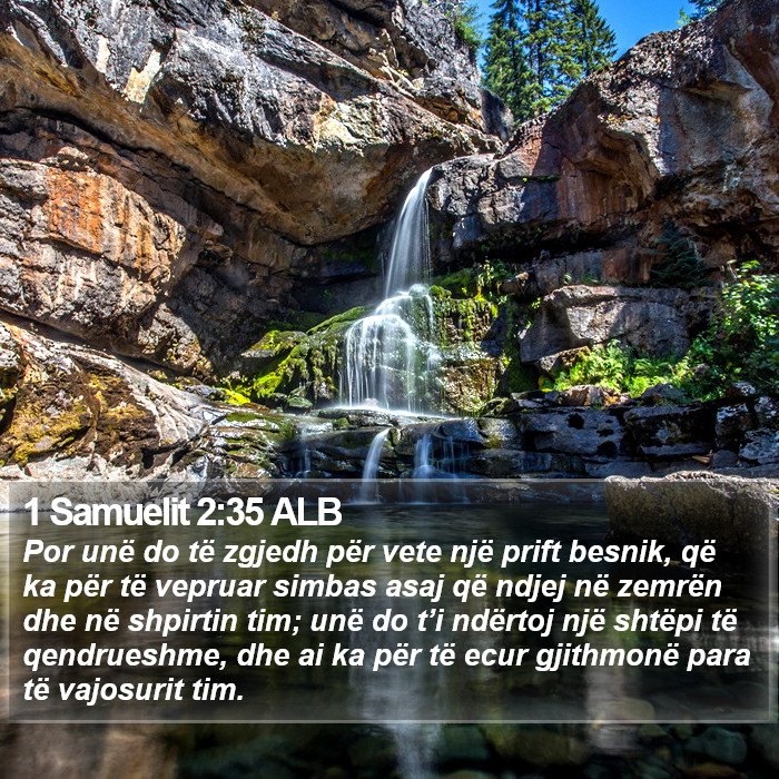 1 Samuelit 2:35 ALB Bible Study