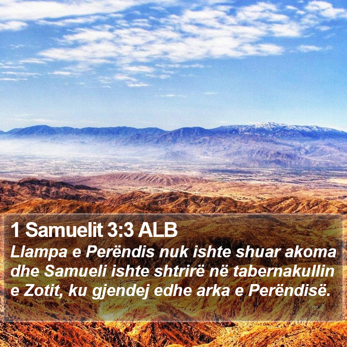 1 Samuelit 3:3 ALB Bible Study