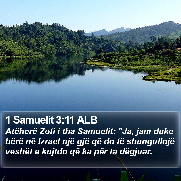 1 Samuelit 3:11 ALB Bible Study