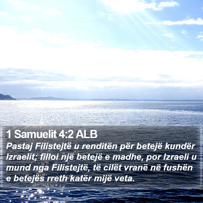 1 Samuelit 4:2 ALB Bible Study