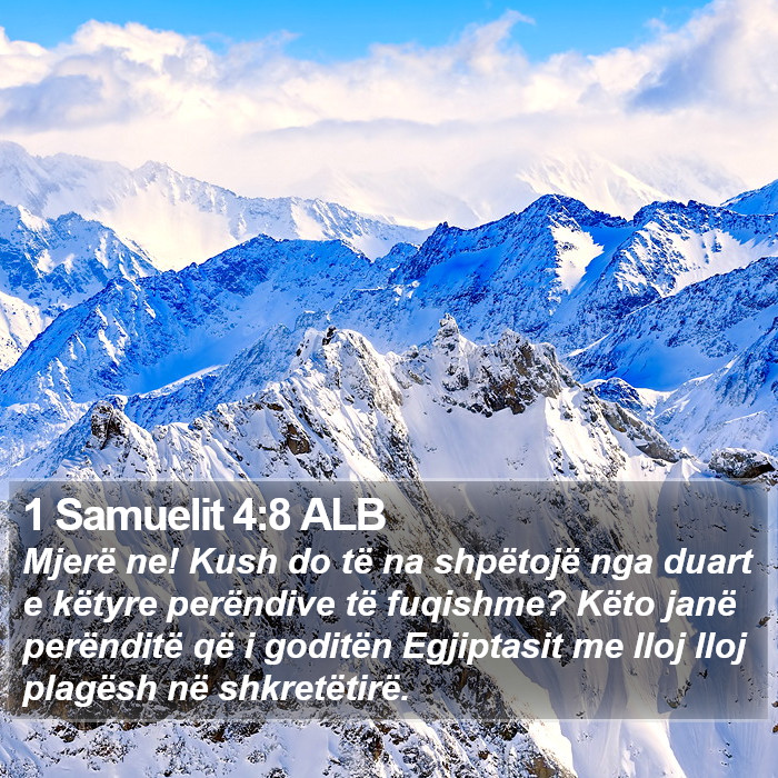 1 Samuelit 4:8 ALB Bible Study