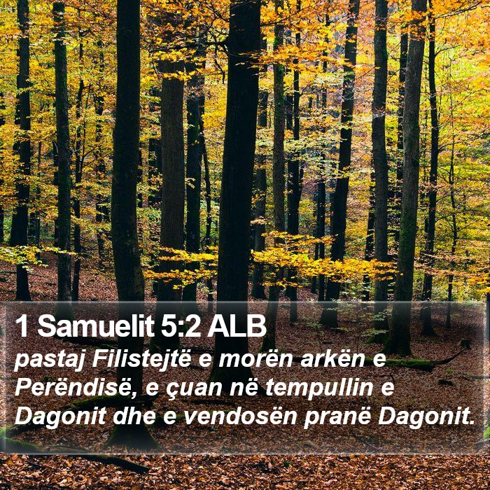 1 Samuelit 5:2 ALB Bible Study
