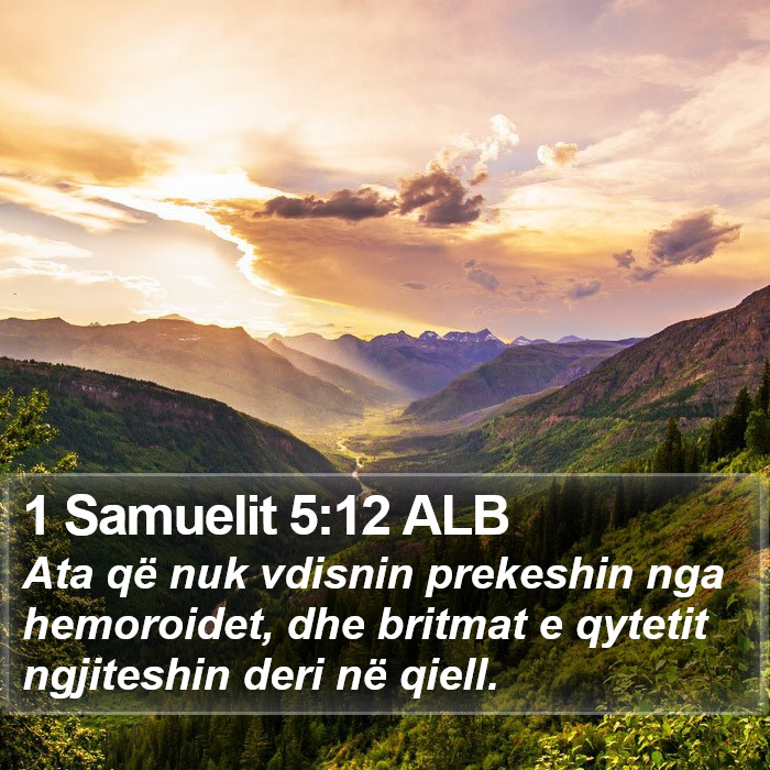 1 Samuelit 5:12 ALB Bible Study