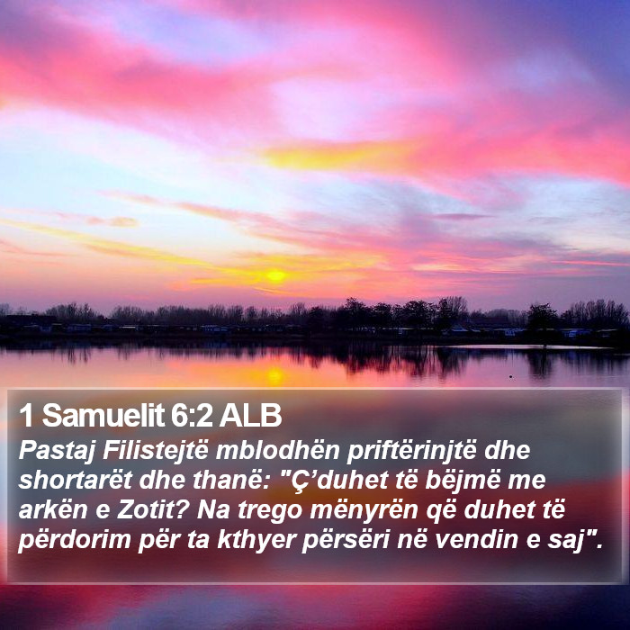 1 Samuelit 6:2 ALB Bible Study