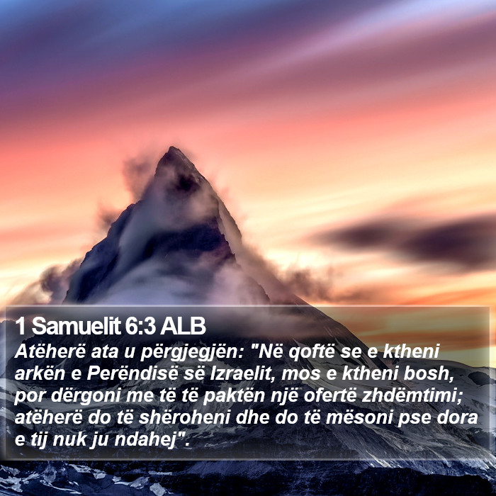 1 Samuelit 6:3 ALB Bible Study