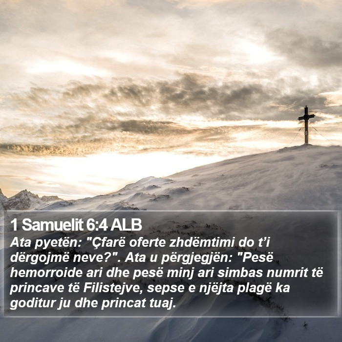 1 Samuelit 6:4 ALB Bible Study