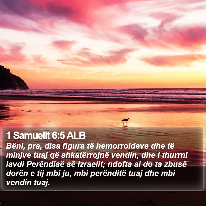 1 Samuelit 6:5 ALB Bible Study