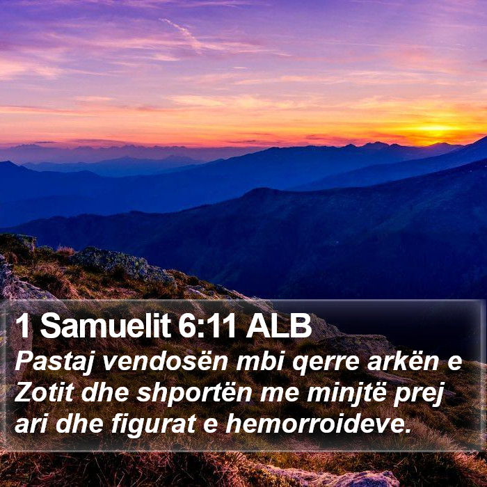 1 Samuelit 6:11 ALB Bible Study