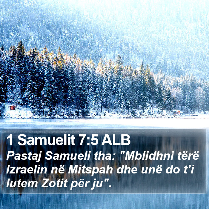 1 Samuelit 7:5 ALB Bible Study
