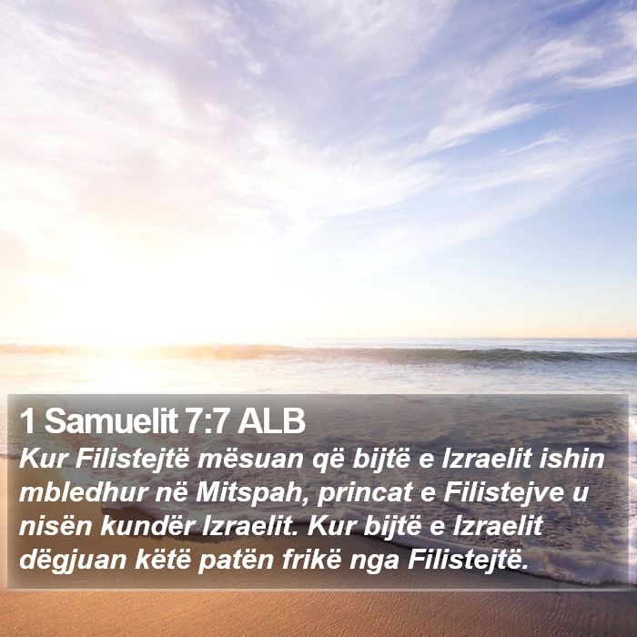 1 Samuelit 7:7 ALB Bible Study