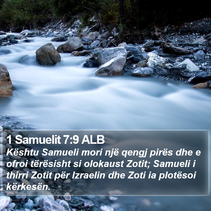 1 Samuelit 7:9 ALB Bible Study