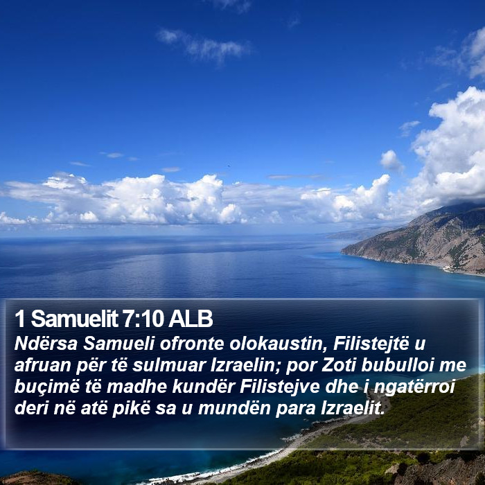 1 Samuelit 7:10 ALB Bible Study