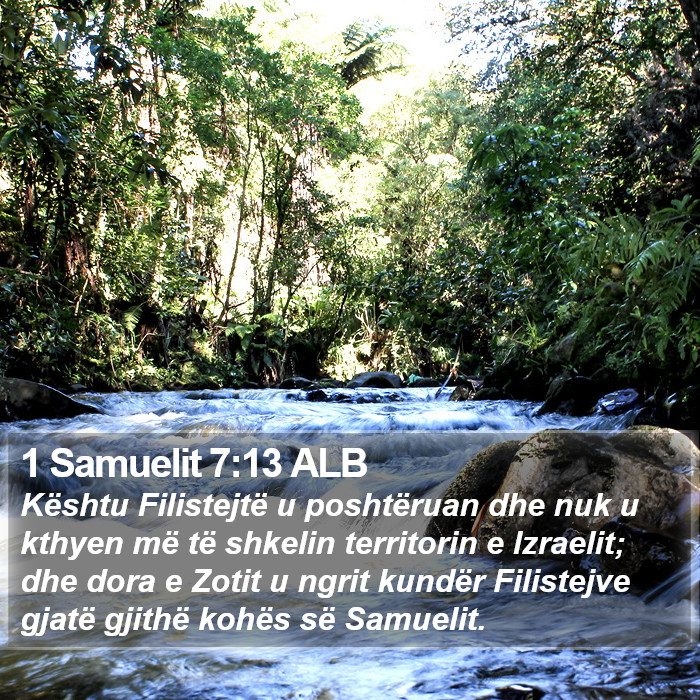1 Samuelit 7:13 ALB Bible Study