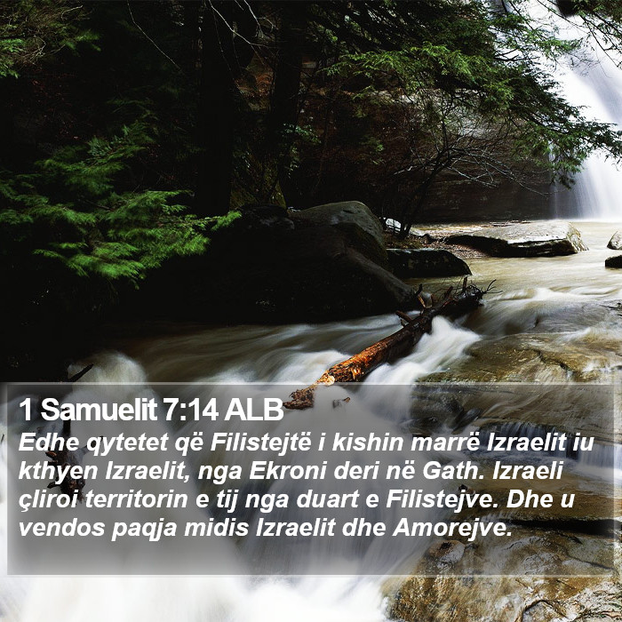 1 Samuelit 7:14 ALB Bible Study