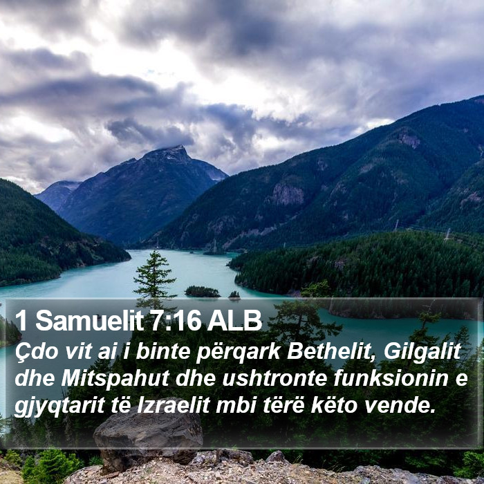 1 Samuelit 7:16 ALB Bible Study