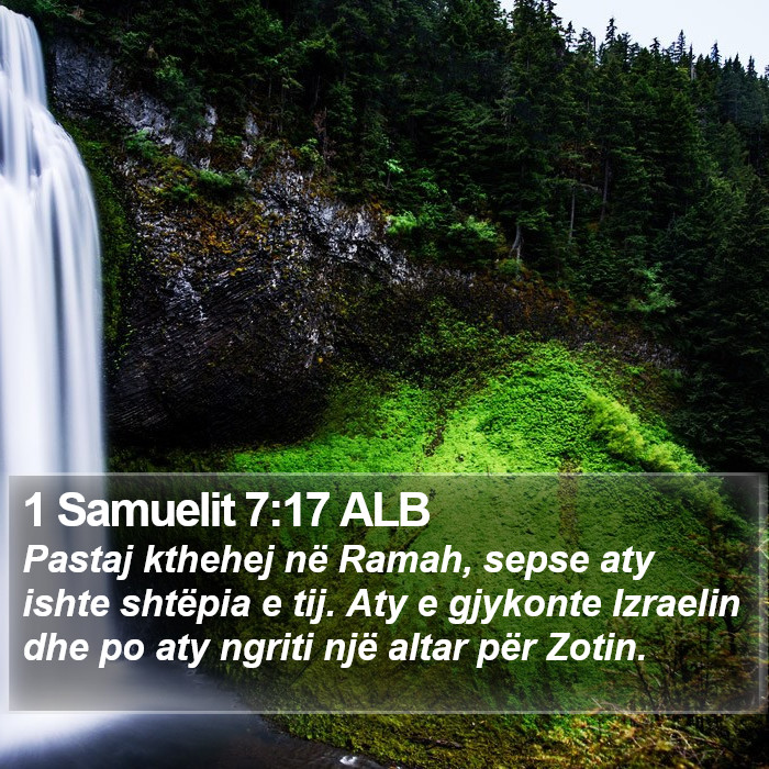1 Samuelit 7:17 ALB Bible Study