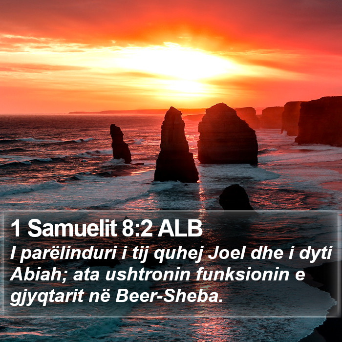 1 Samuelit 8:2 ALB Bible Study