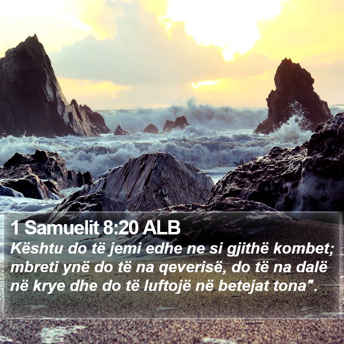1 Samuelit 8:20 ALB Bible Study