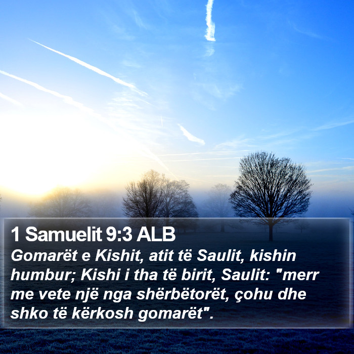 1 Samuelit 9:3 ALB Bible Study