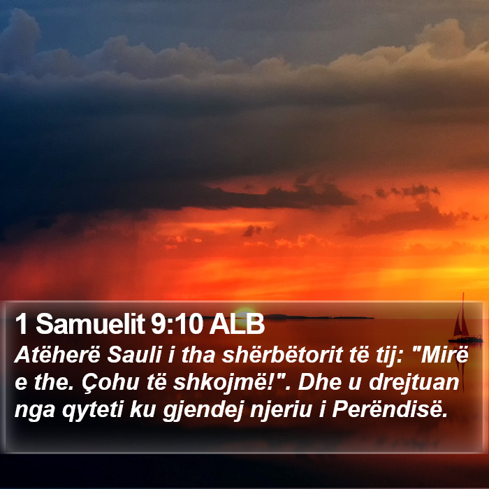 1 Samuelit 9:10 ALB Bible Study