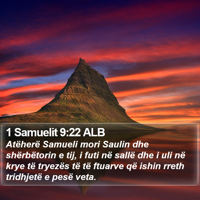 1 Samuelit 9:22 ALB Bible Study