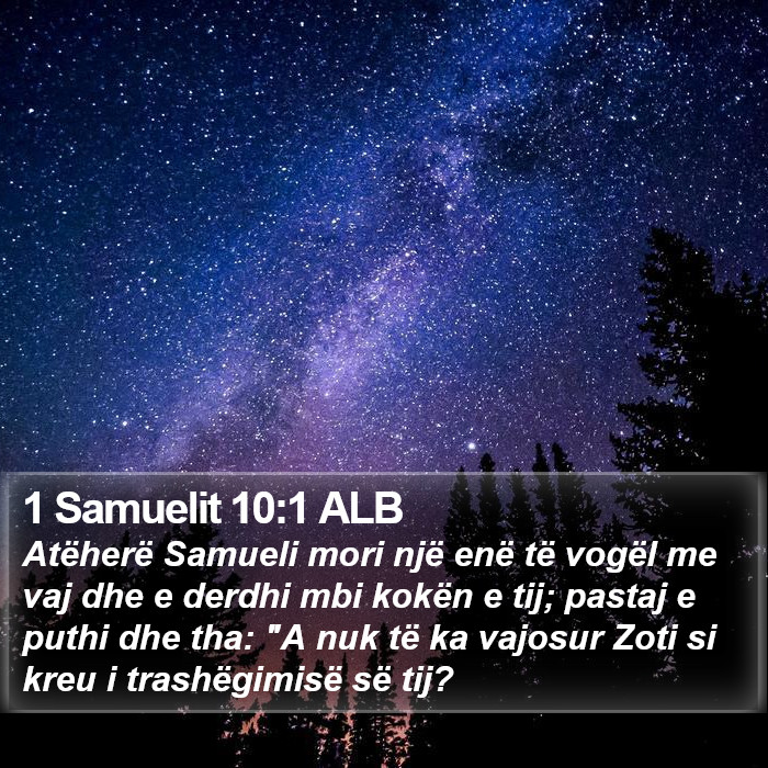 1 Samuelit 10:1 ALB Bible Study