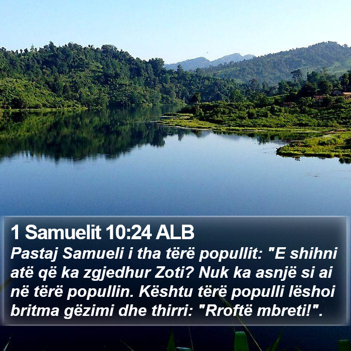 1 Samuelit 10:24 ALB Bible Study