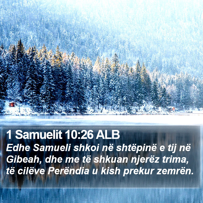 1 Samuelit 10:26 ALB Bible Study