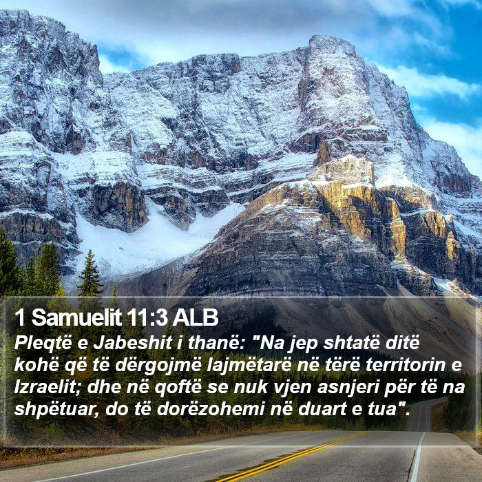 1 Samuelit 11:3 ALB Bible Study