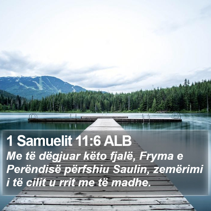 1 Samuelit 11:6 ALB Bible Study