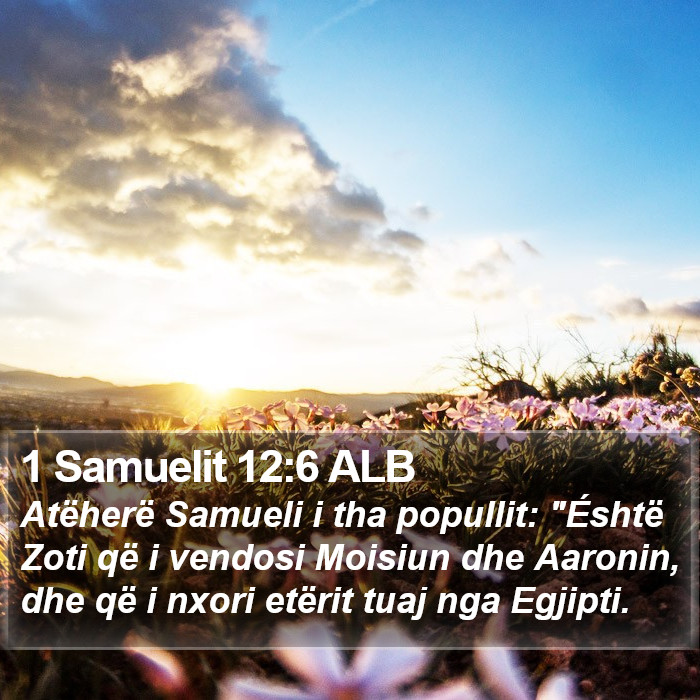 1 Samuelit 12:6 ALB Bible Study
