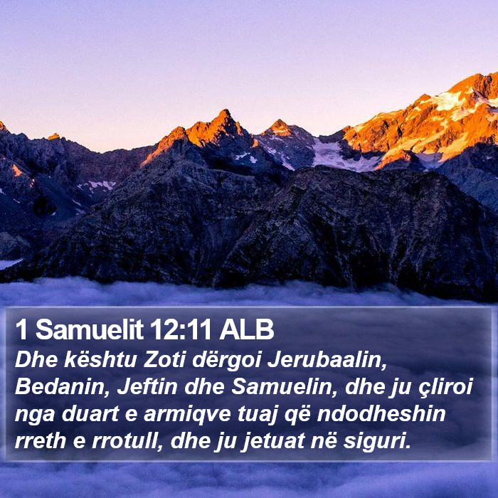 1 Samuelit 12:11 ALB Bible Study