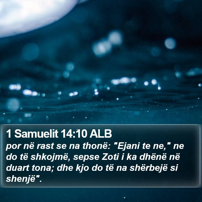 1 Samuelit 14:10 ALB Bible Study