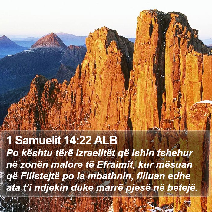 1 Samuelit 14:22 ALB Bible Study