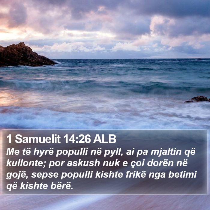 1 Samuelit 14:26 ALB Bible Study