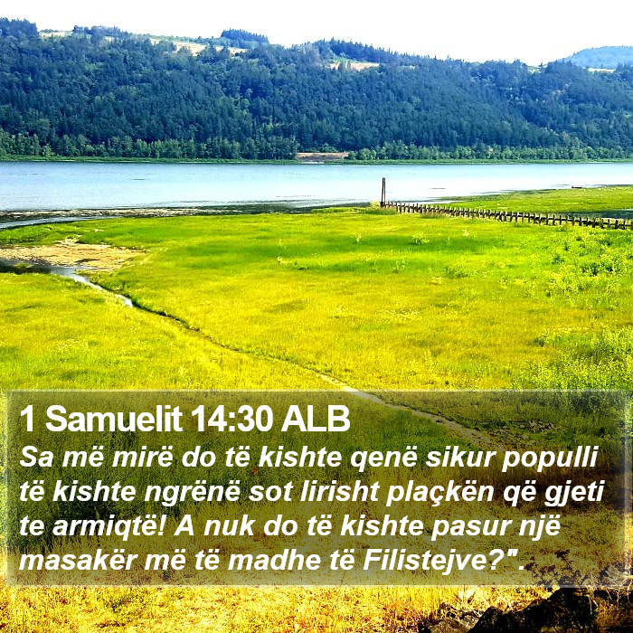 1 Samuelit 14:30 ALB Bible Study