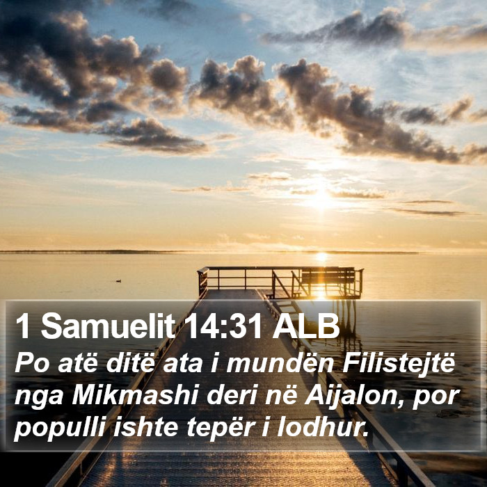 1 Samuelit 14:31 ALB Bible Study