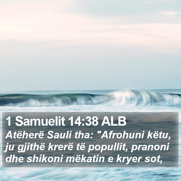 1 Samuelit 14:38 ALB Bible Study
