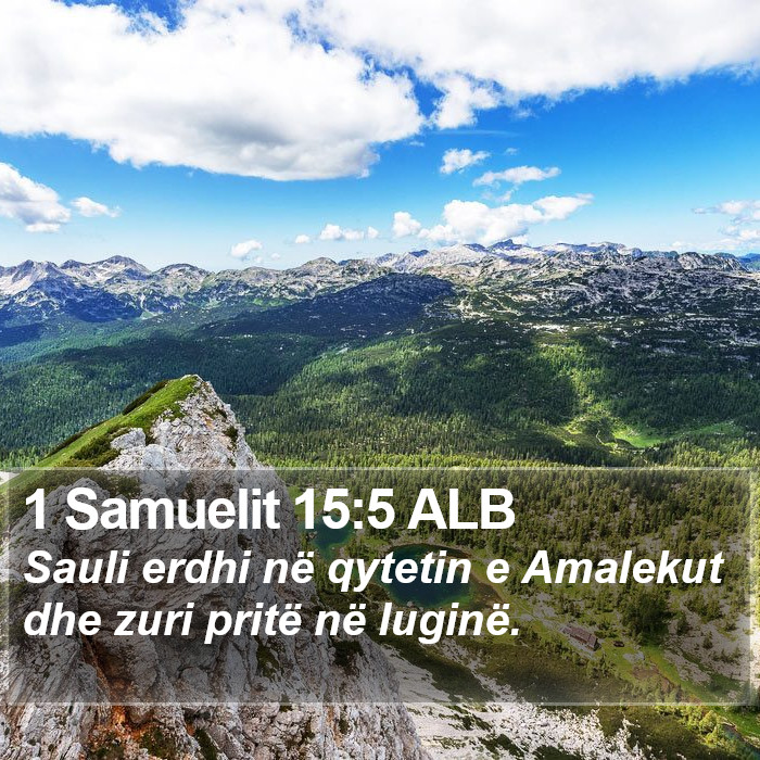 1 Samuelit 15:5 ALB Bible Study