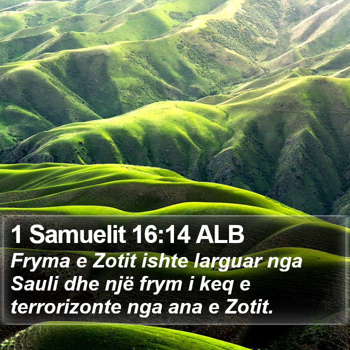 1 Samuelit 16:14 ALB Bible Study