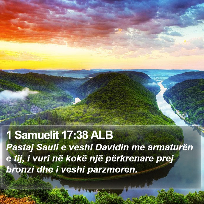 1 Samuelit 17:38 ALB Bible Study