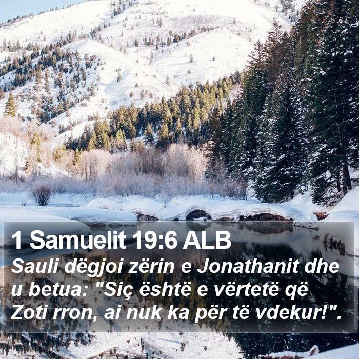 1 Samuelit 19:6 ALB Bible Study