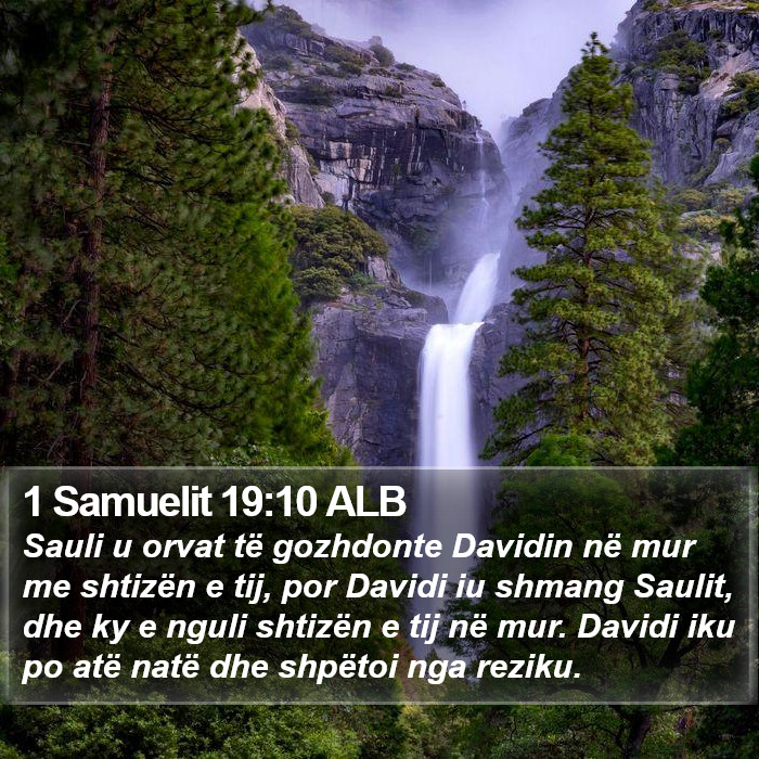 1 Samuelit 19:10 ALB Bible Study