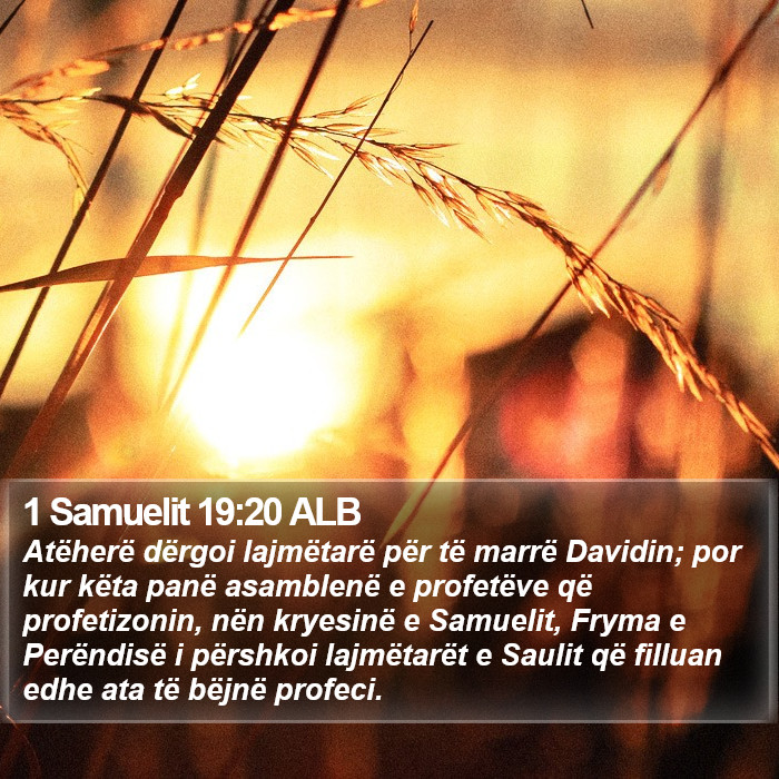 1 Samuelit 19:20 ALB Bible Study