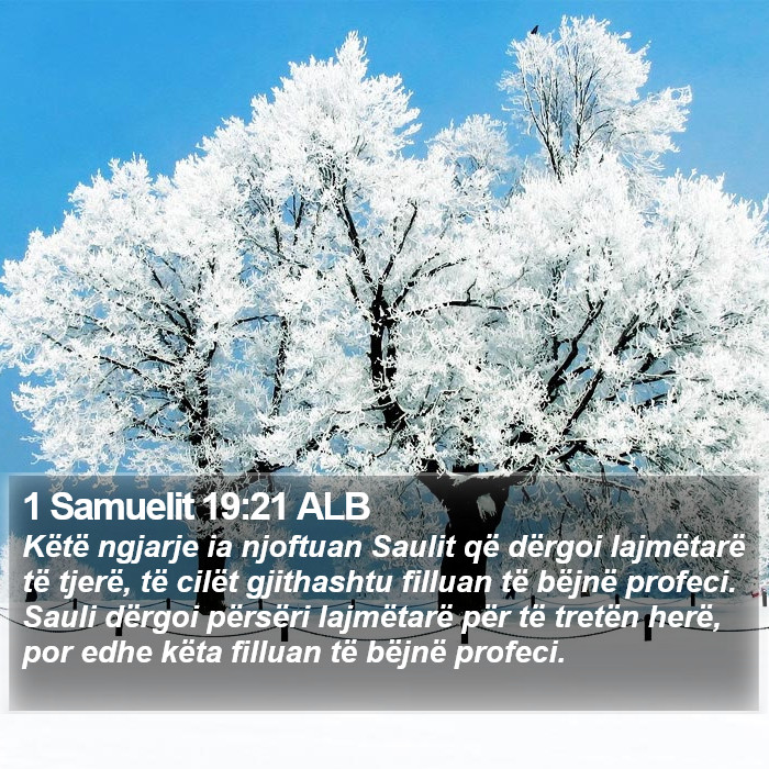 1 Samuelit 19:21 ALB Bible Study