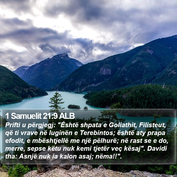 1 Samuelit 21:9 ALB Bible Study