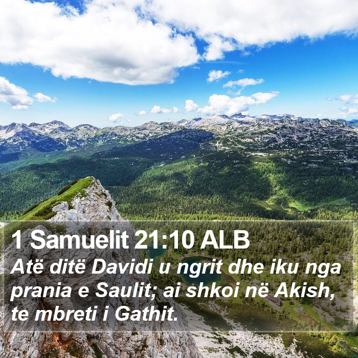 1 Samuelit 21:10 ALB Bible Study